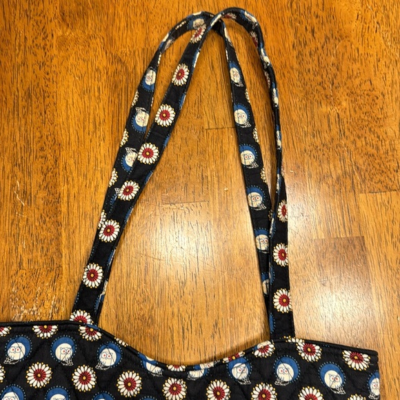 NWOT Vera Bradley (retired pattern)Midnight Owl tote/ shoulder bag. - Picture 4 of 7